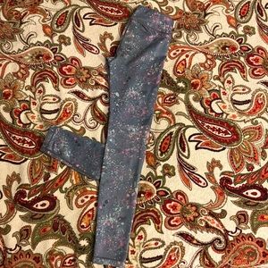 Lilac Purple Girls Capri Leggings Mesium 8-10